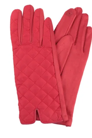 Red Smart Touch Gloves