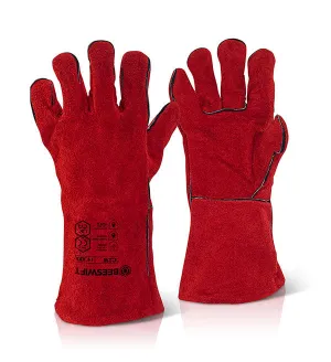 RED WELDERS GAUNTLET 14"