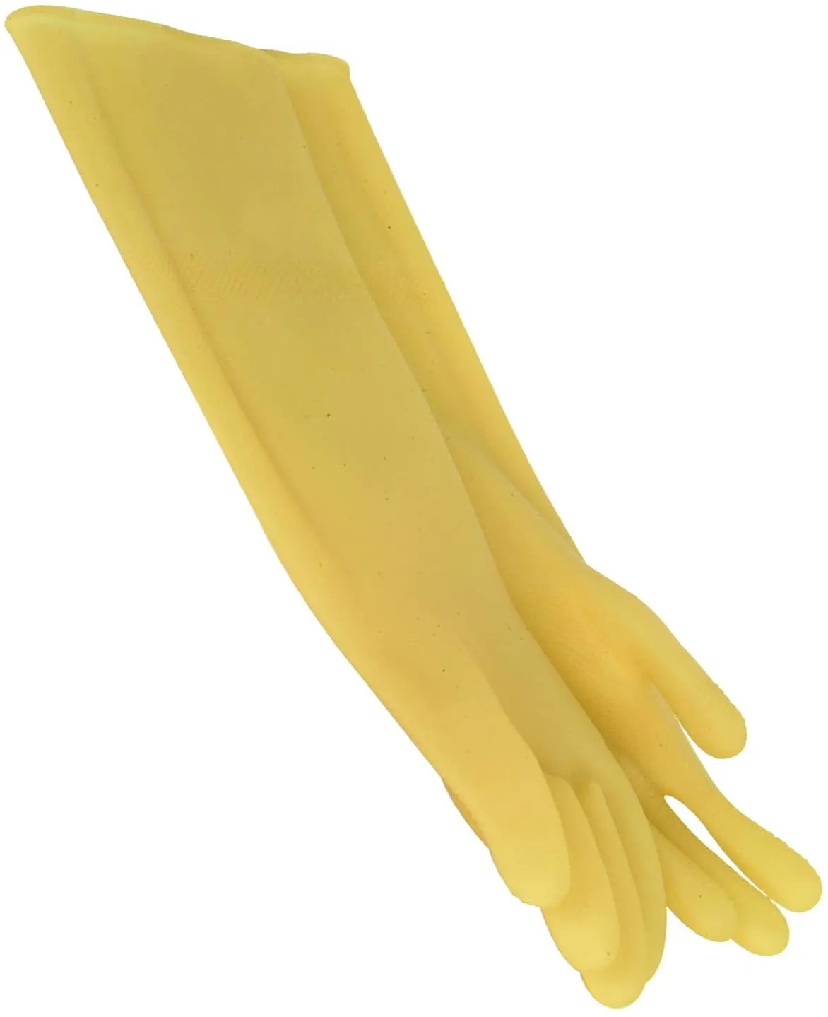 Reusable Cleaning Rubber 9" X 16" Gloves Yellow for Janitorial (36 Pairs Right  Left)