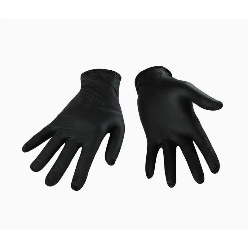 RiteTouch - 5mil XX-Large Black PF Nitrile Gloves Shield, 100/bx, 10bx/cs - 3531004