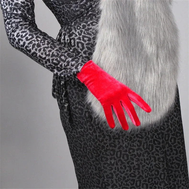 Rose Pink Opera Velvet Gloves (60cm, 40cm, 22cm)