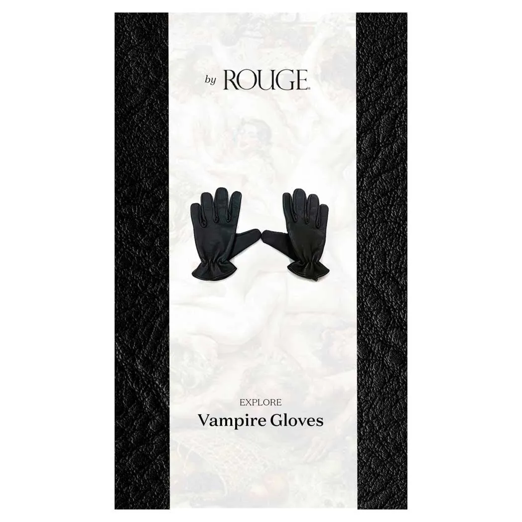Rouge Leather Vampire Gloves