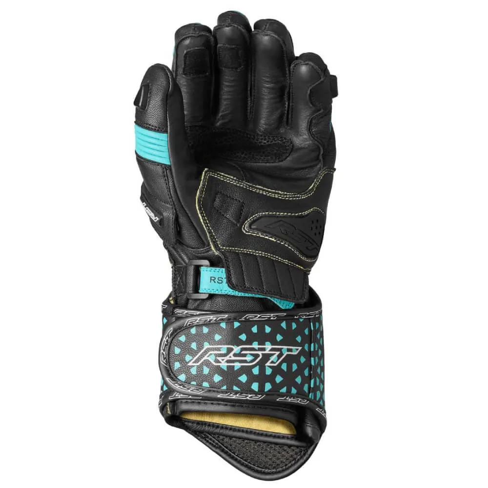 RST Tractech Evo 4 Ladies Glove Black / Aqua / Grey