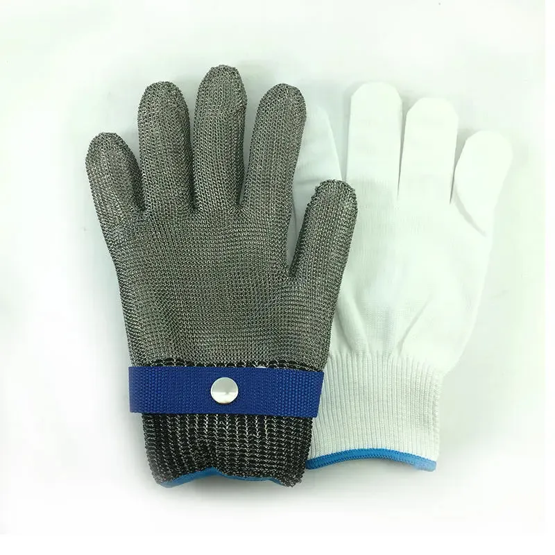 Safety Cut-Proof Stab Resistant Metal Mesh Butcher Gloves