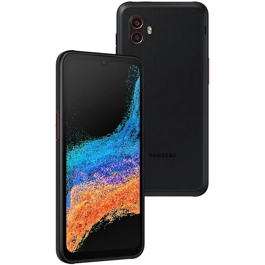 SAMSUNG Galaxy XCover6 Pro 5G | Rugged (IP68 Rated) Unlocked (Verizon, AT&T, T-Mobile, US Cellular) | Dual Sim (1 Nano   1 eSIM) | 128GB | US Version (2022 Model) | Black (SM-G736UZKEXAA)