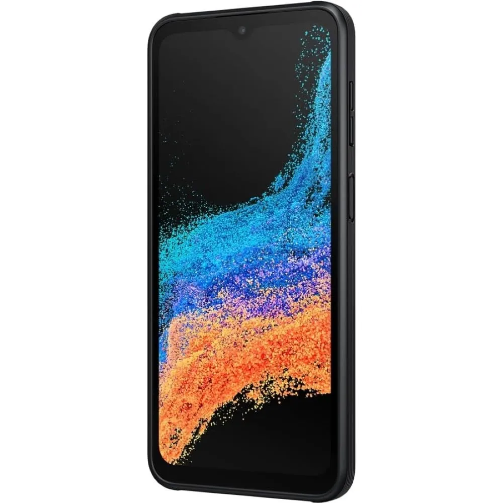 SAMSUNG Galaxy XCover6 Pro 5G | Rugged (IP68 Rated) Unlocked (Verizon, AT&T, T-Mobile, US Cellular) | Dual Sim (1 Nano   1 eSIM) | 128GB | US Version (2022 Model) | Black (SM-G736UZKEXAA)