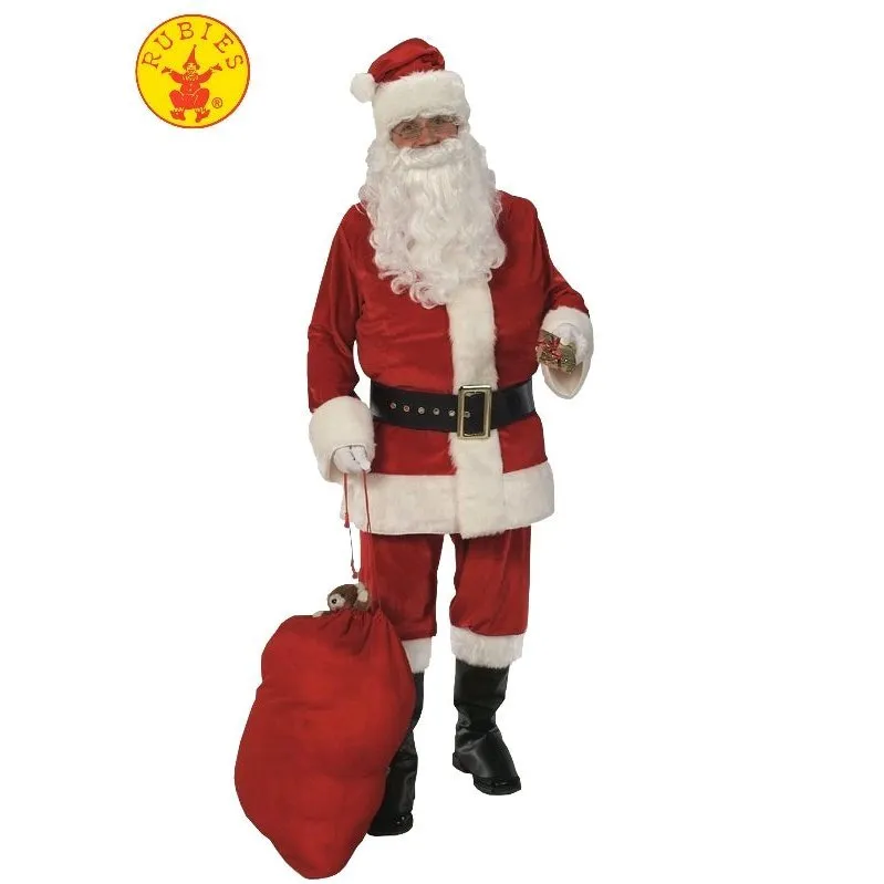 Santa Suit Velvet, Adult