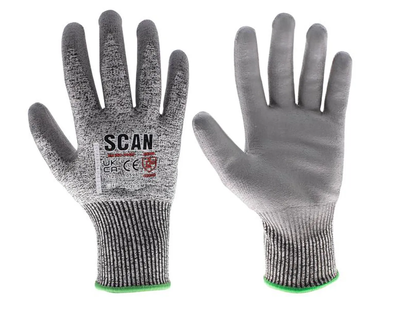 Scan Pu Palm Cut D Gloves - Xxl (Size 11)