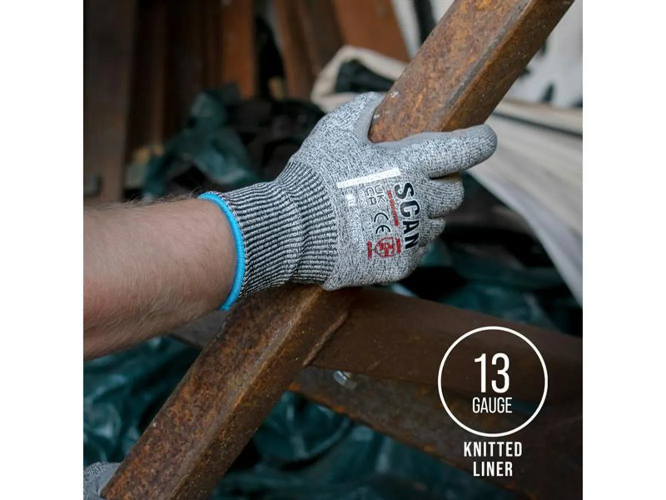 Scan Pu Palm Cut D Gloves - Xxl (Size 11)
