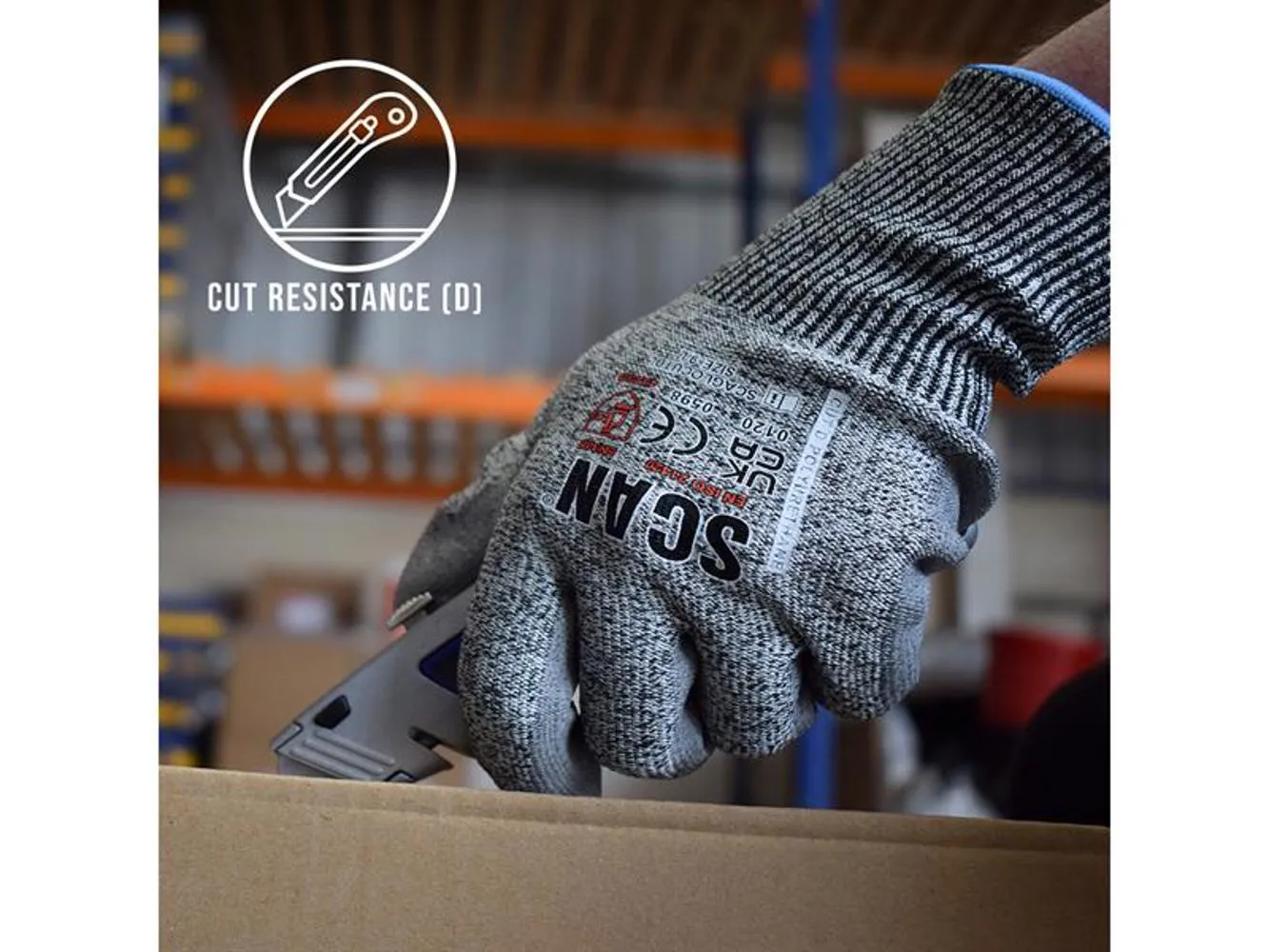 Scan Pu Palm Cut D Gloves - Xxl (Size 11)