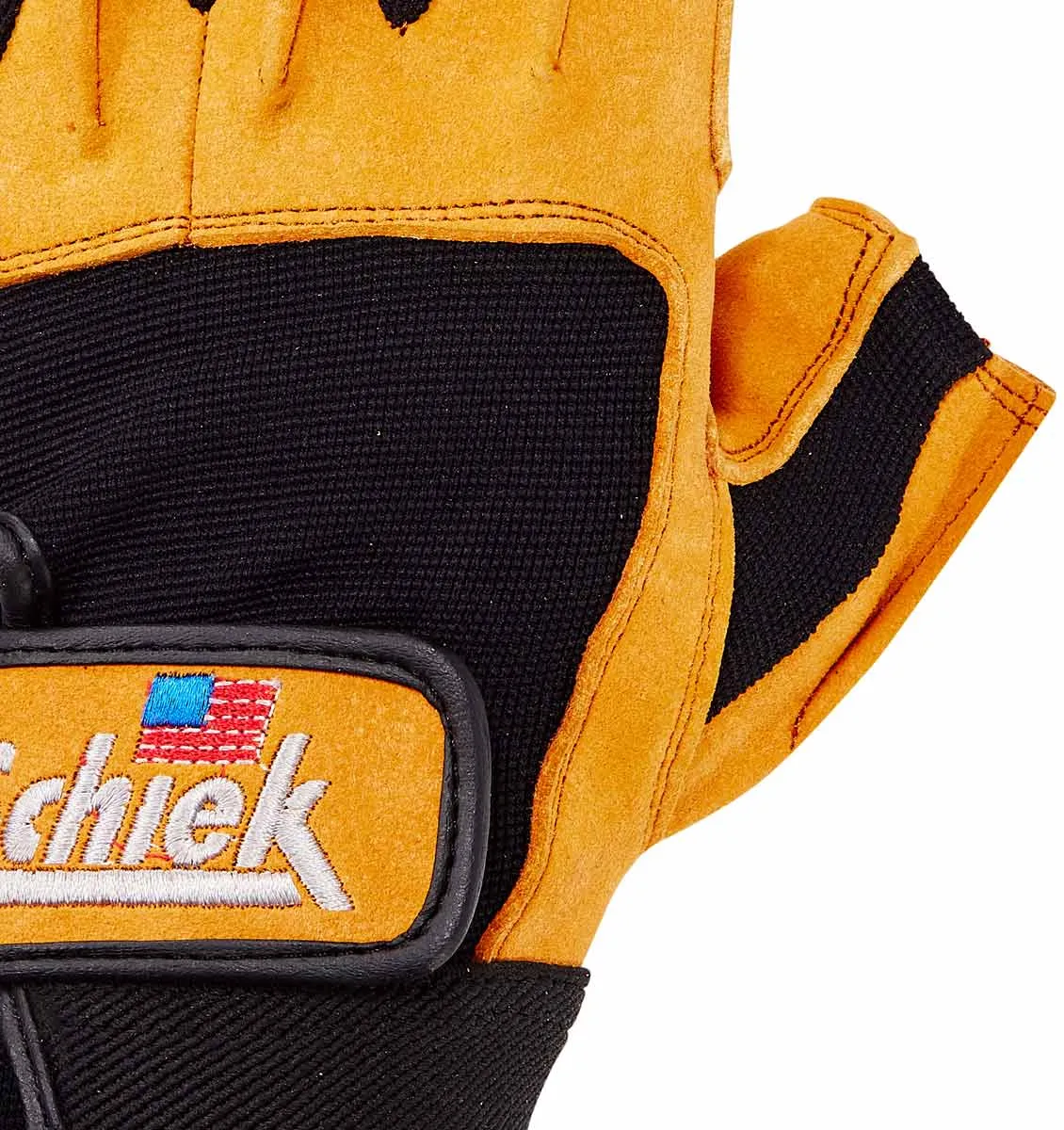 Schiek Power Series "Gel" Weight Lifting Gloves - Leather/Black