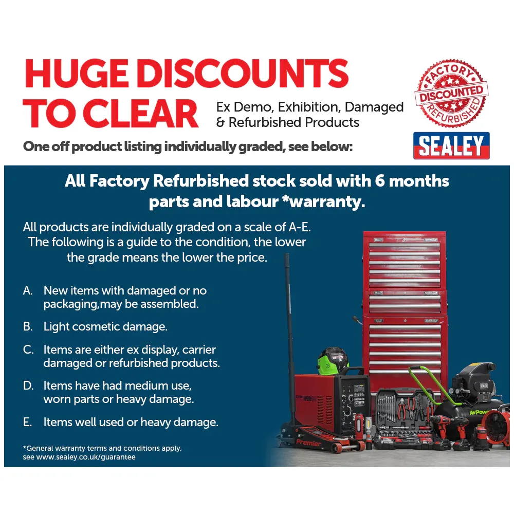 Sealey Heavy-Duty Air/Hydraulic Riveter - A