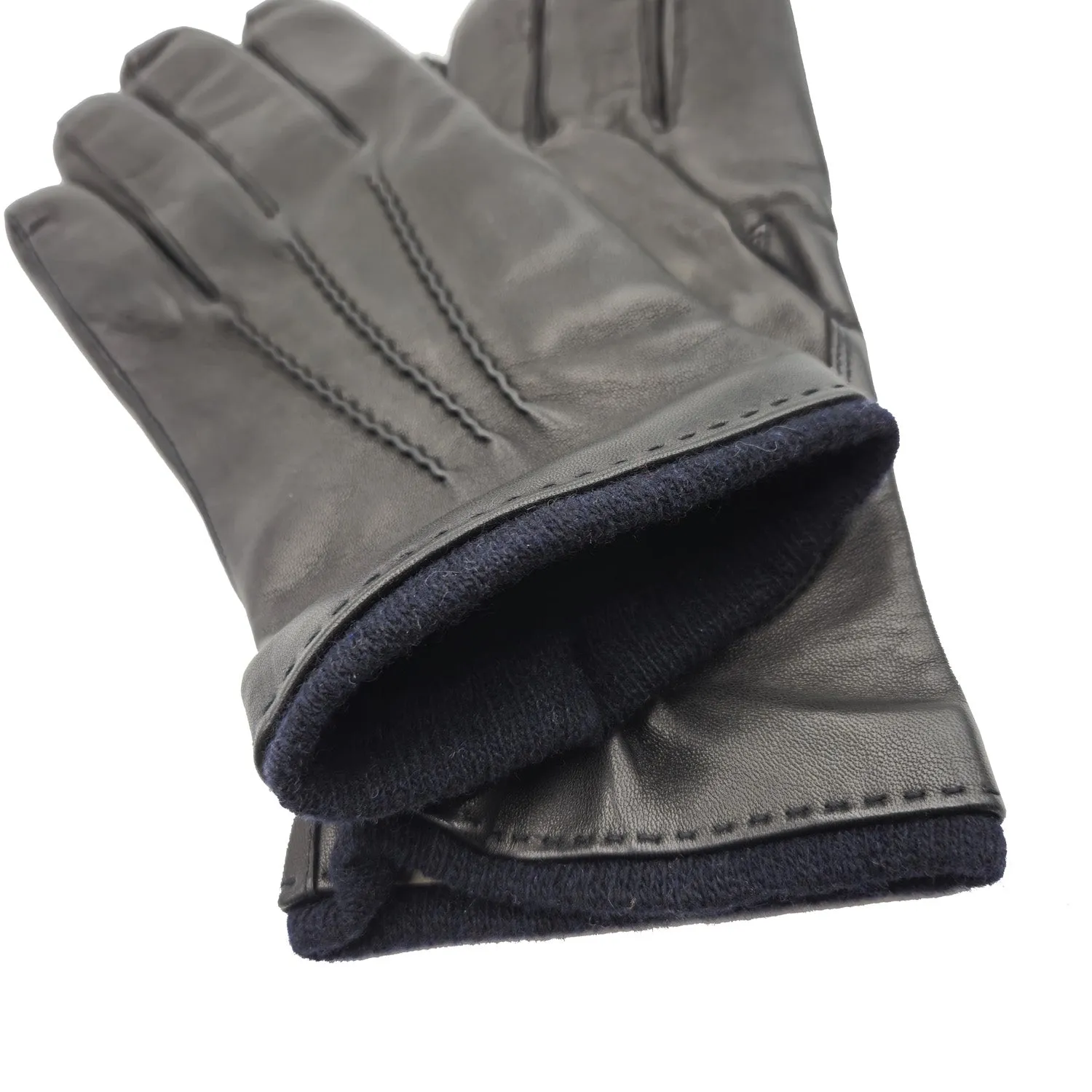 Shaftesbury - Men's Cashmere Lined Leather Gloves