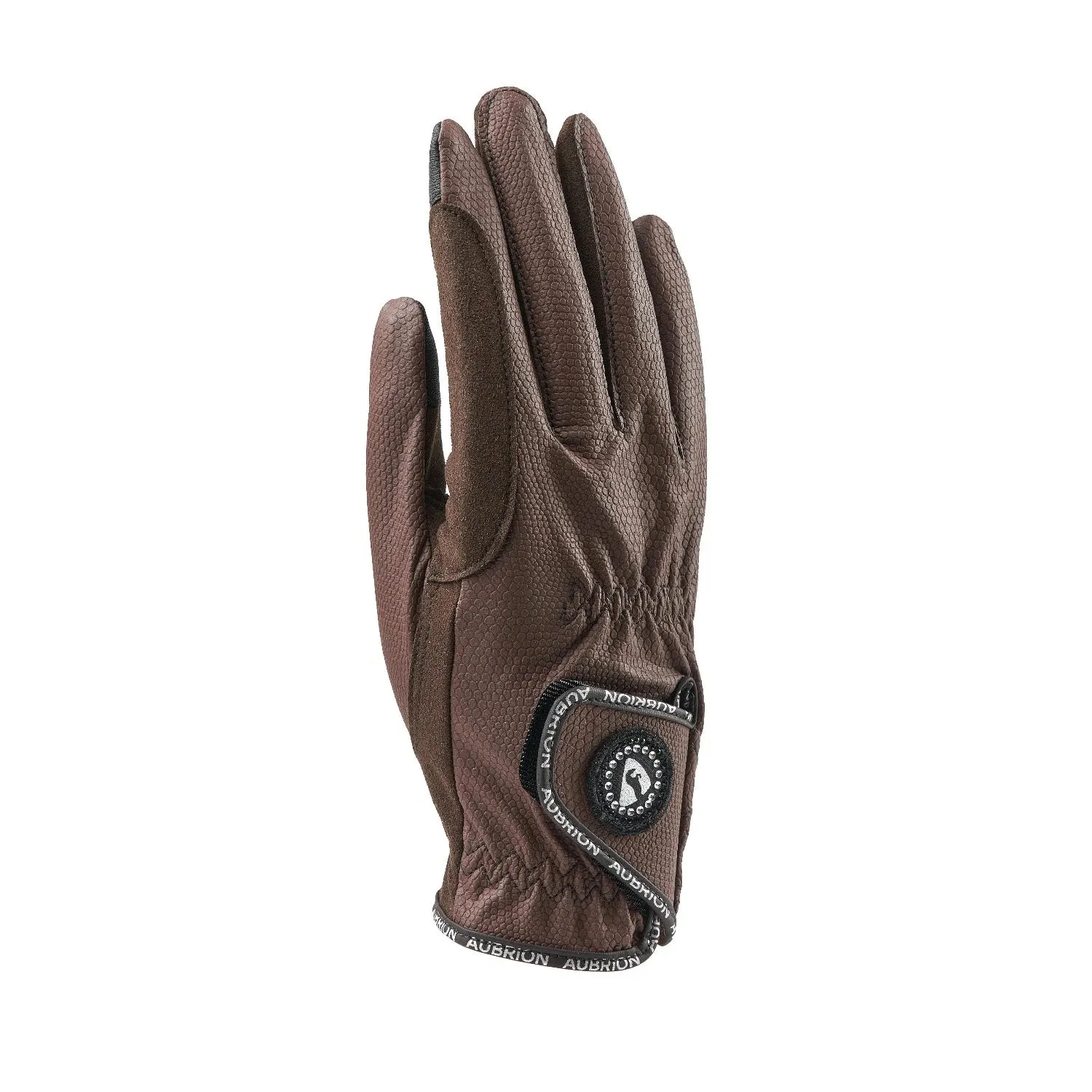Shires Aubrion Childs Brown Aachen Riding Gloves