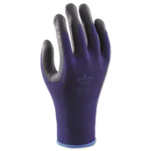 SHOWA® Coated Gloves, Size XXL, 9-1/2 in L, Gray, PR, 381XXL-10