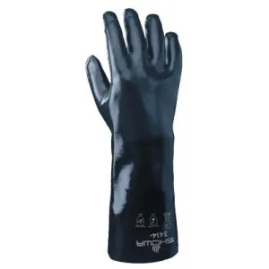 SHOWA® Natural Rubber Latex, Cut Resistant Gloves, Size M,  A3 ANSI/ISEA Cut Level, Gray, 346M-07