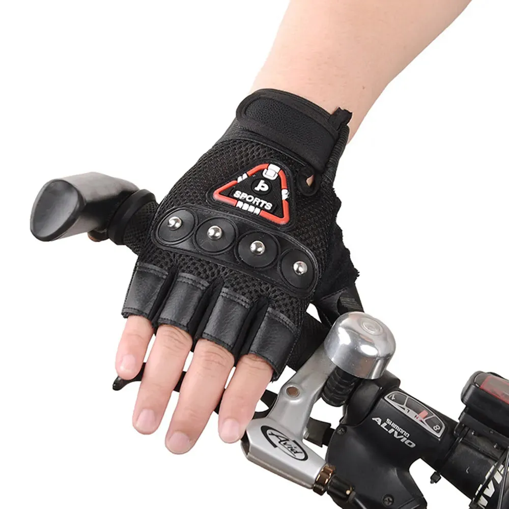 Skull Breathable Wear-resistant Fingerless Gloves