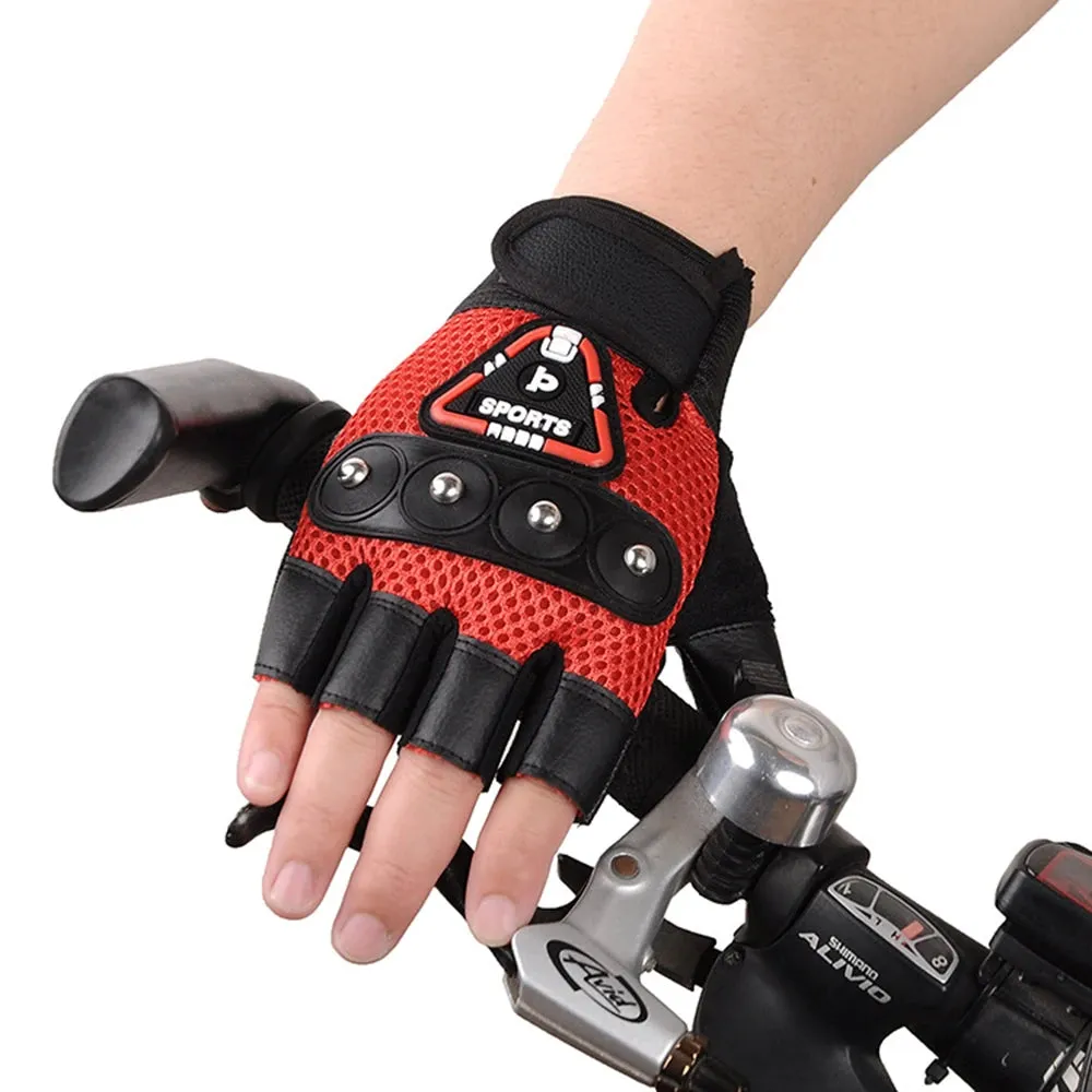 Skull Breathable Wear-resistant Fingerless Gloves