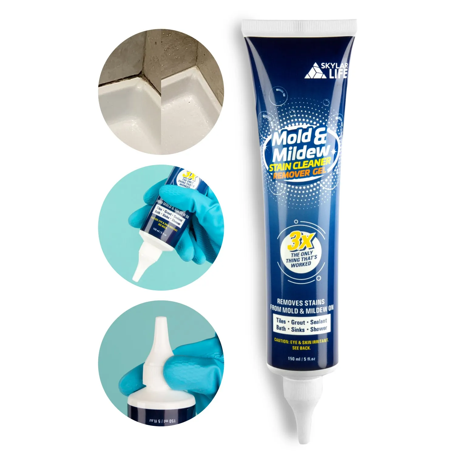 Skylarlife Home Mold & Mildew Stain Cleaner Remover Gel