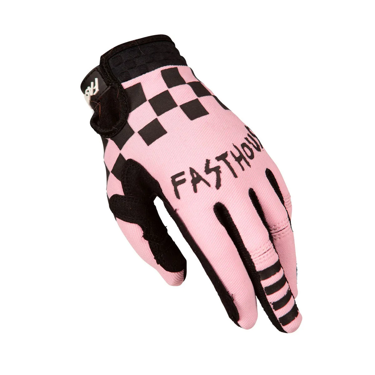 Speed Style Punk Youth Glove - Black/White/Pink