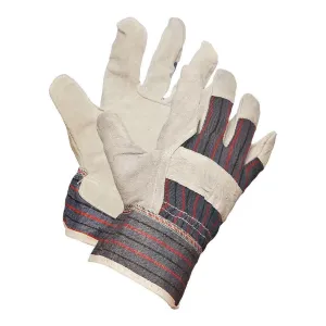 Split Leather Work Gloves, Economy Grade