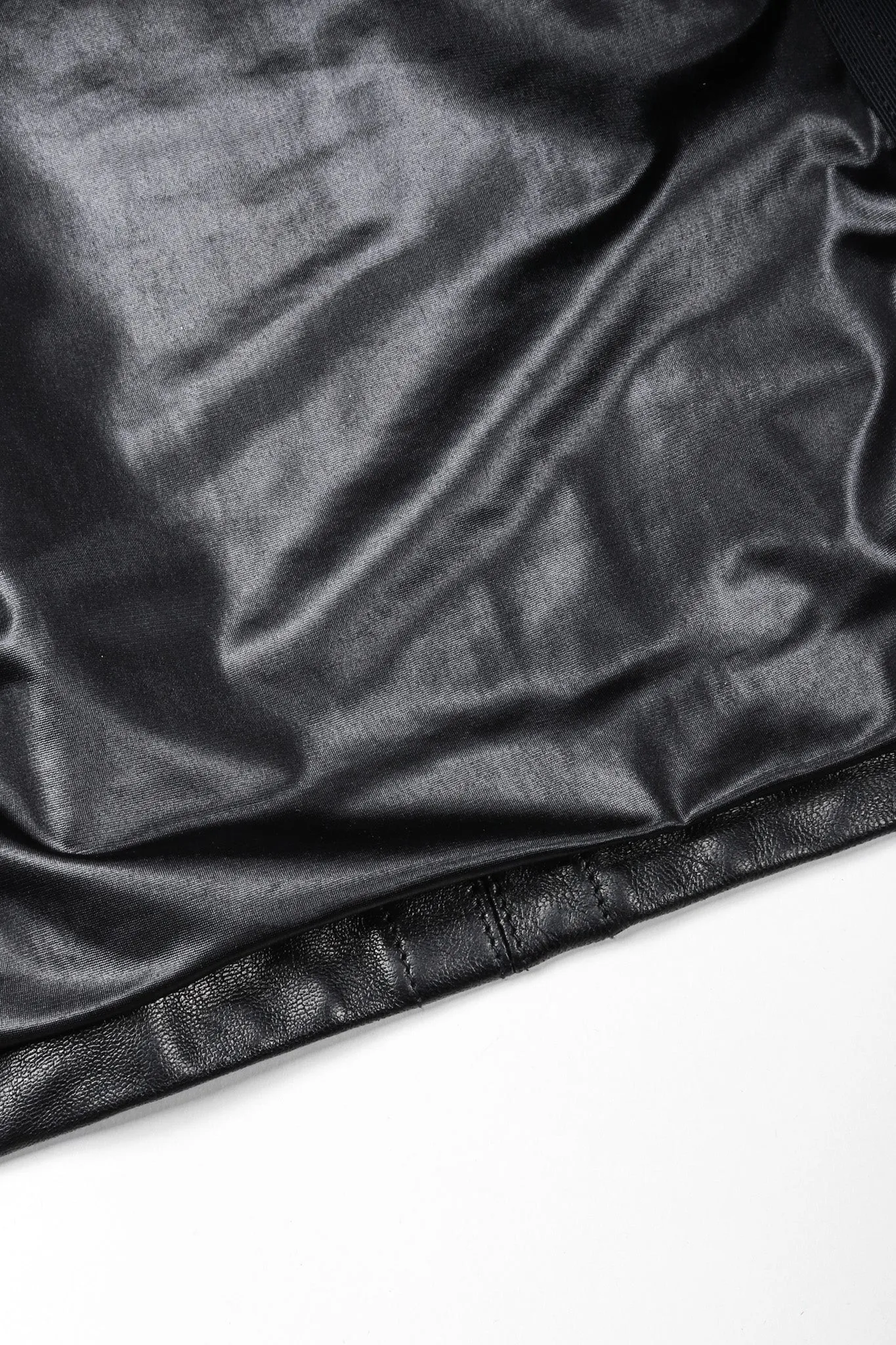 Strapless Leather Bondage Cage Dress