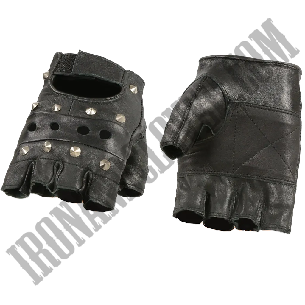 Studded Fingerless Glove