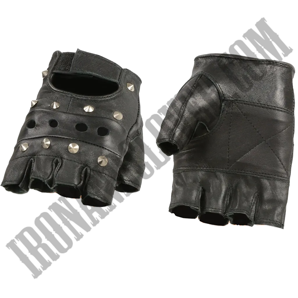 Studded Fingerless Glove