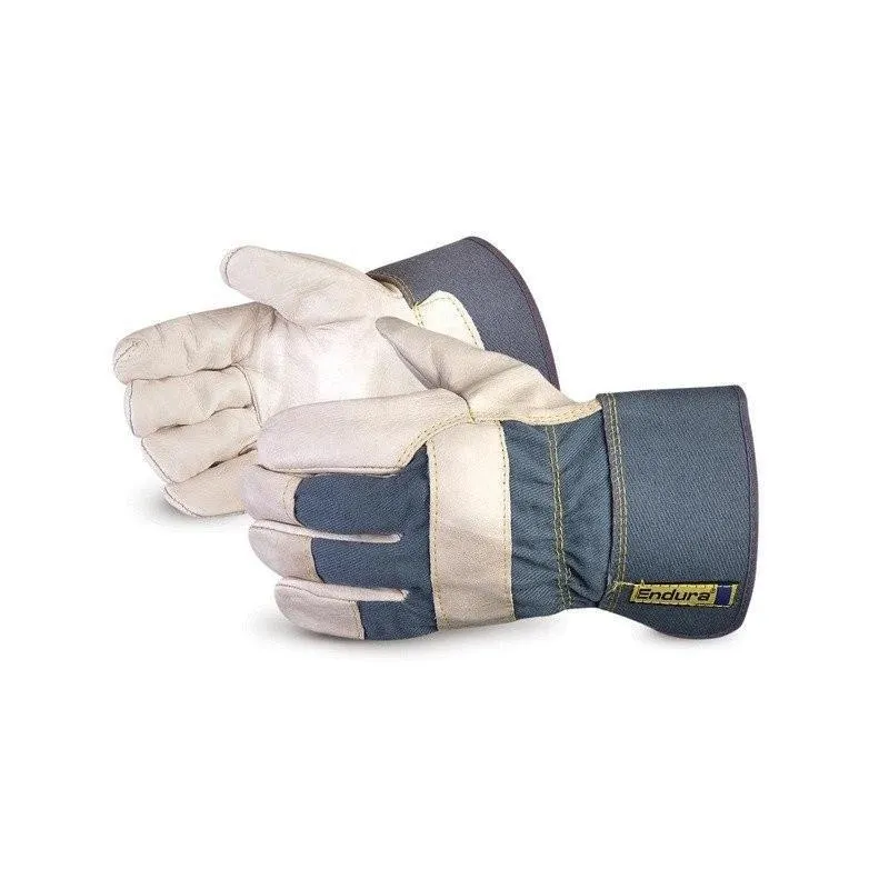 Superior Glove 76B Endura Cotton Palm Lined Grain Fitters Glove