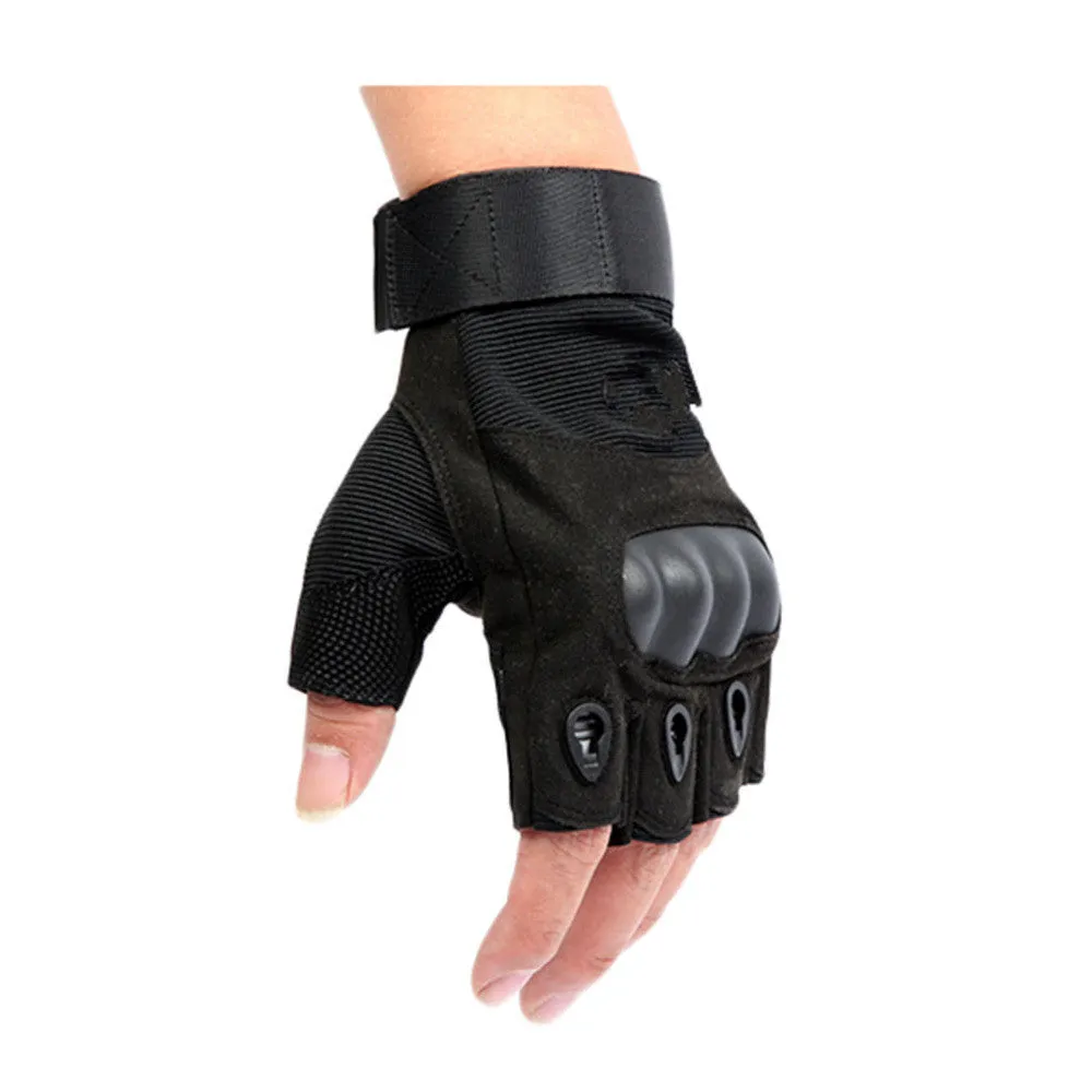tactical gloves for men fingerless army gloves climbing bicycle antiskid fitness sports workout gym training gloves SW55