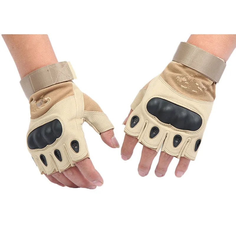 tactical gloves for men fingerless army gloves climbing bicycle antiskid fitness sports workout gym training gloves SW55