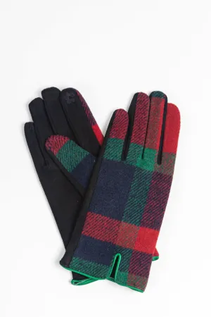 Tartan Touch Screen Gloves