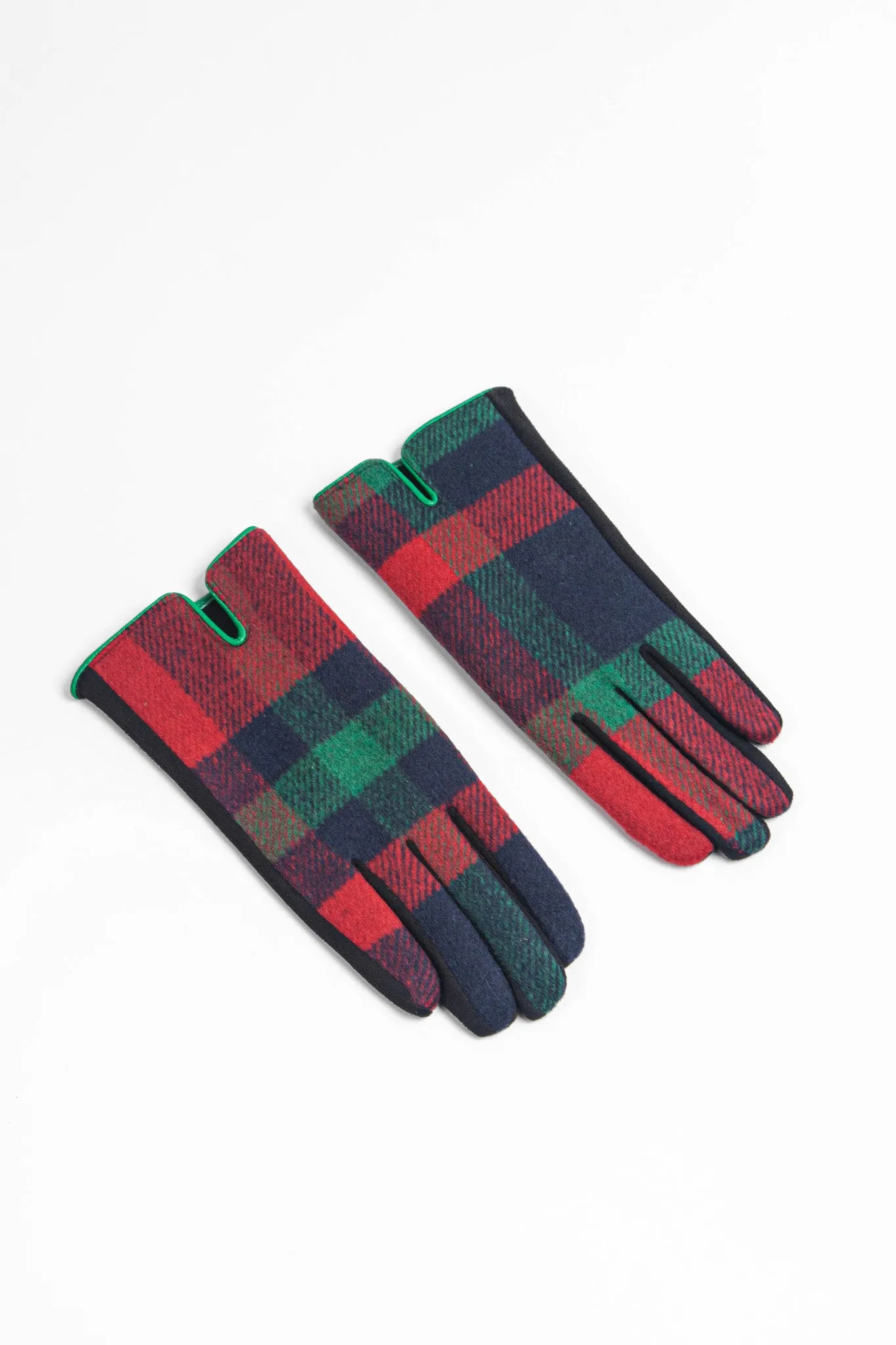 Tartan Touch Screen Gloves