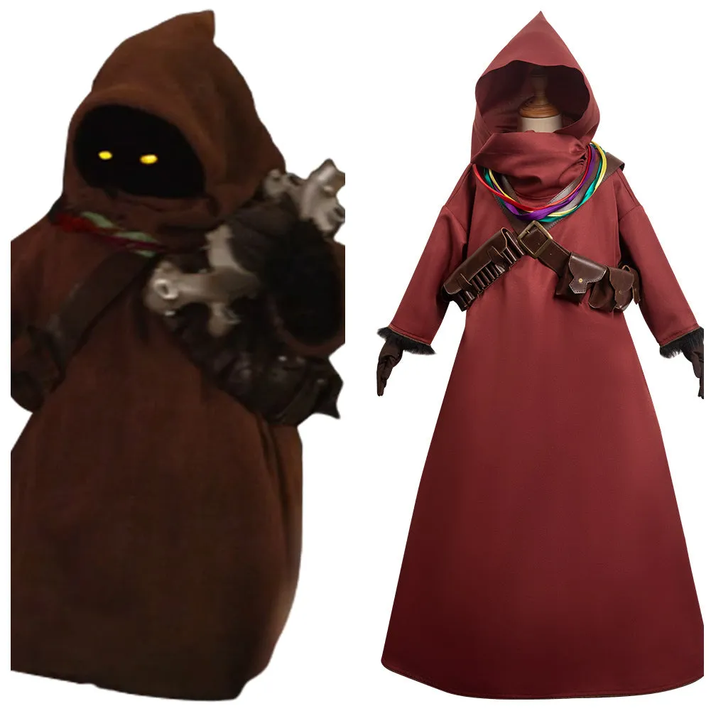 The Mando Jawa Cosplay  Costume Halloween Carnival Party Disguise Suit