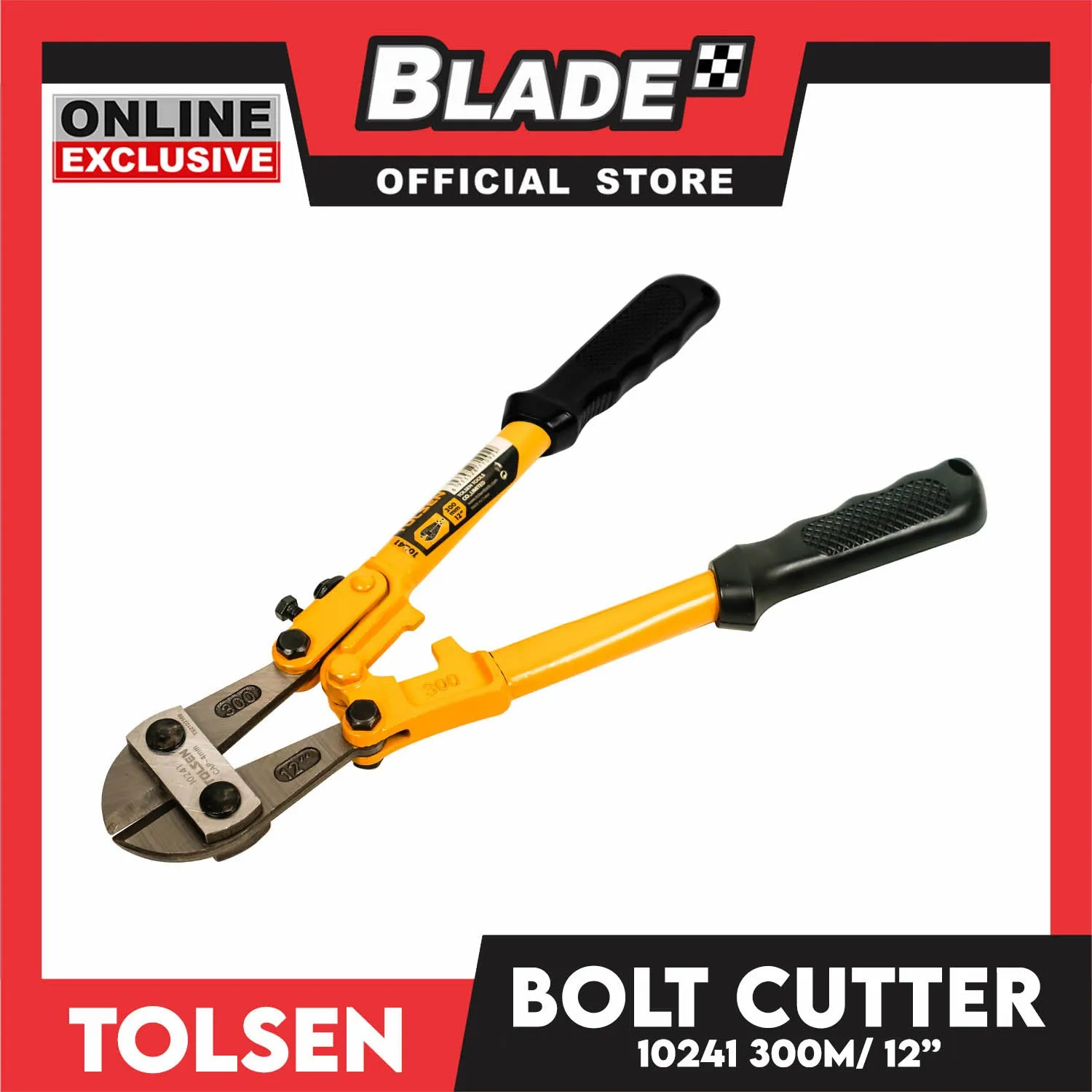 Tolsen Bolt Cutter Heavy Duty for Wire 300mm 12'' 10241