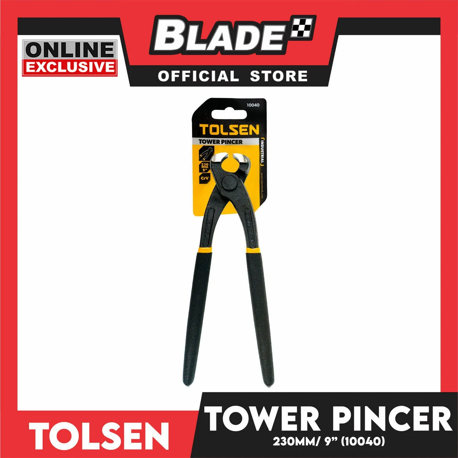 Tolsen Tower Pincer 230mm 9'' (Industrial) 10040