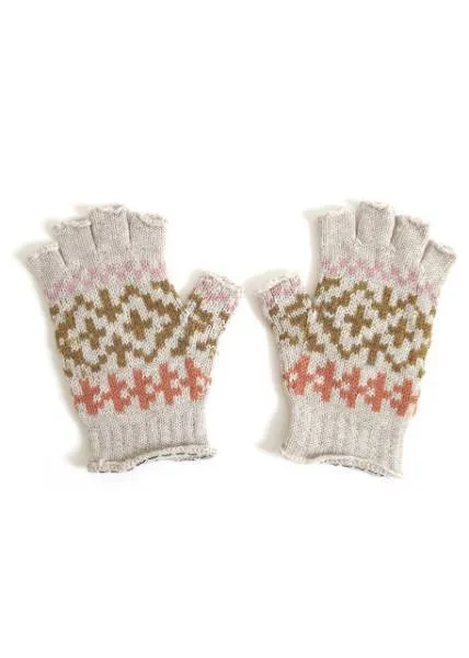 UIMI Alice Fingerless Merino Gloves - Mushroom