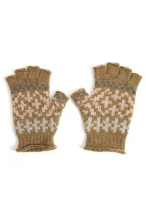 UIMI Alice Fingerless Merino Gloves - Nutmeg