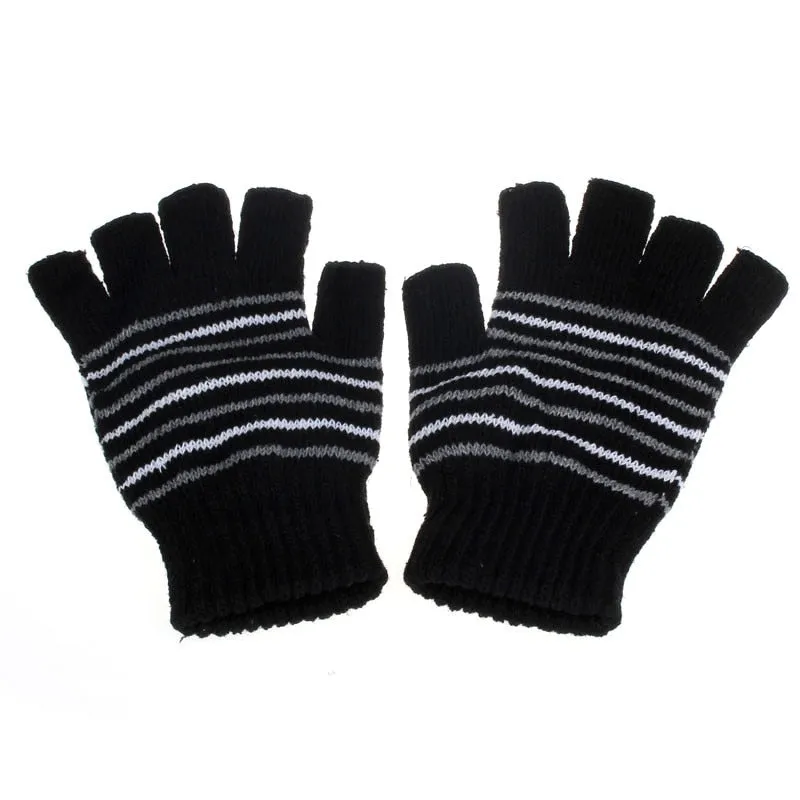 USB Powered Fingerless Heated Gloves