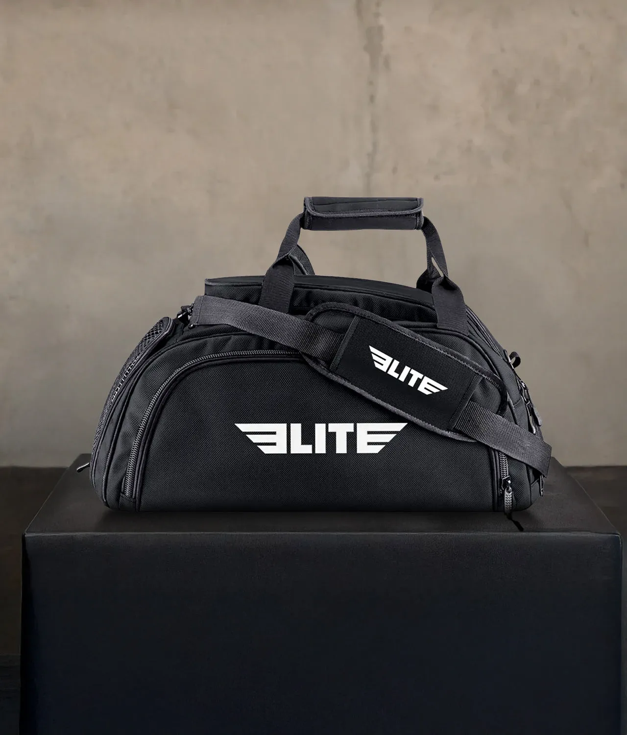 Warrior Black Large Duffel Wrestling Gear Gym Bag