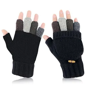 Winter Convertible Fingerless Gloves