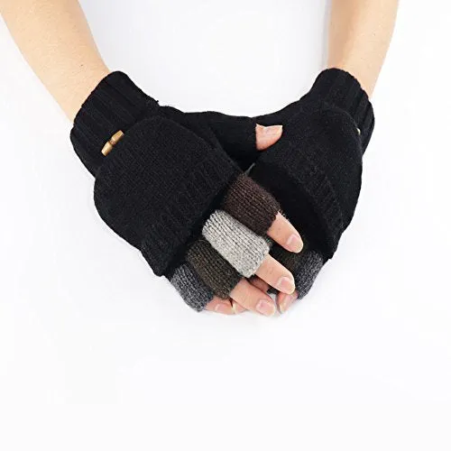 Winter Convertible Fingerless Gloves