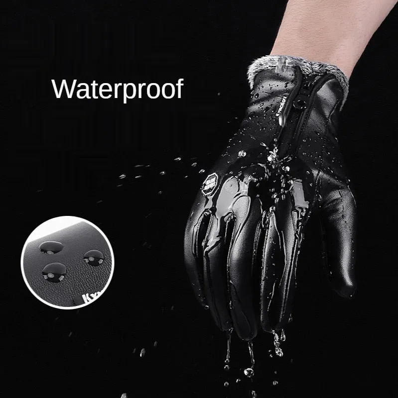 Winter Leather Gloves