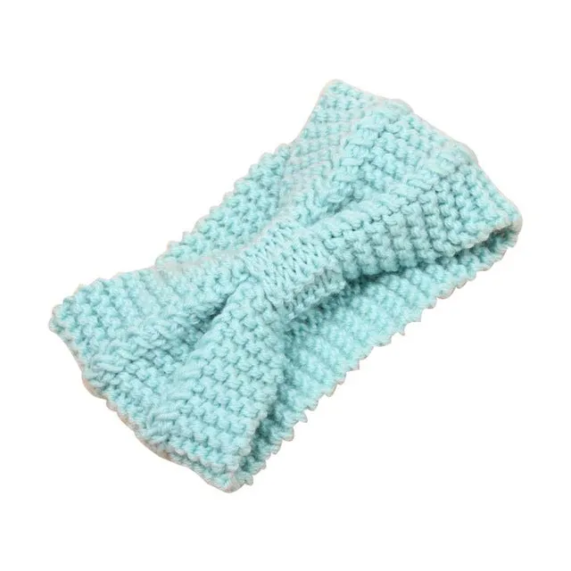 Women Crochet Bow Stretch Hairband Headwrap