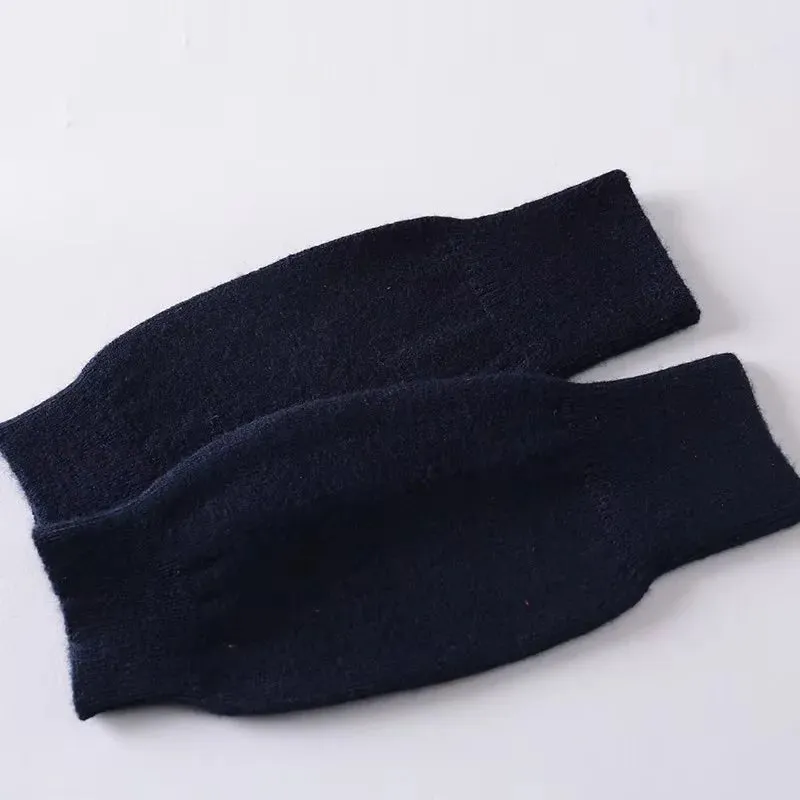 Women's & Men's Winter Half-Finger Gloves - Thickened