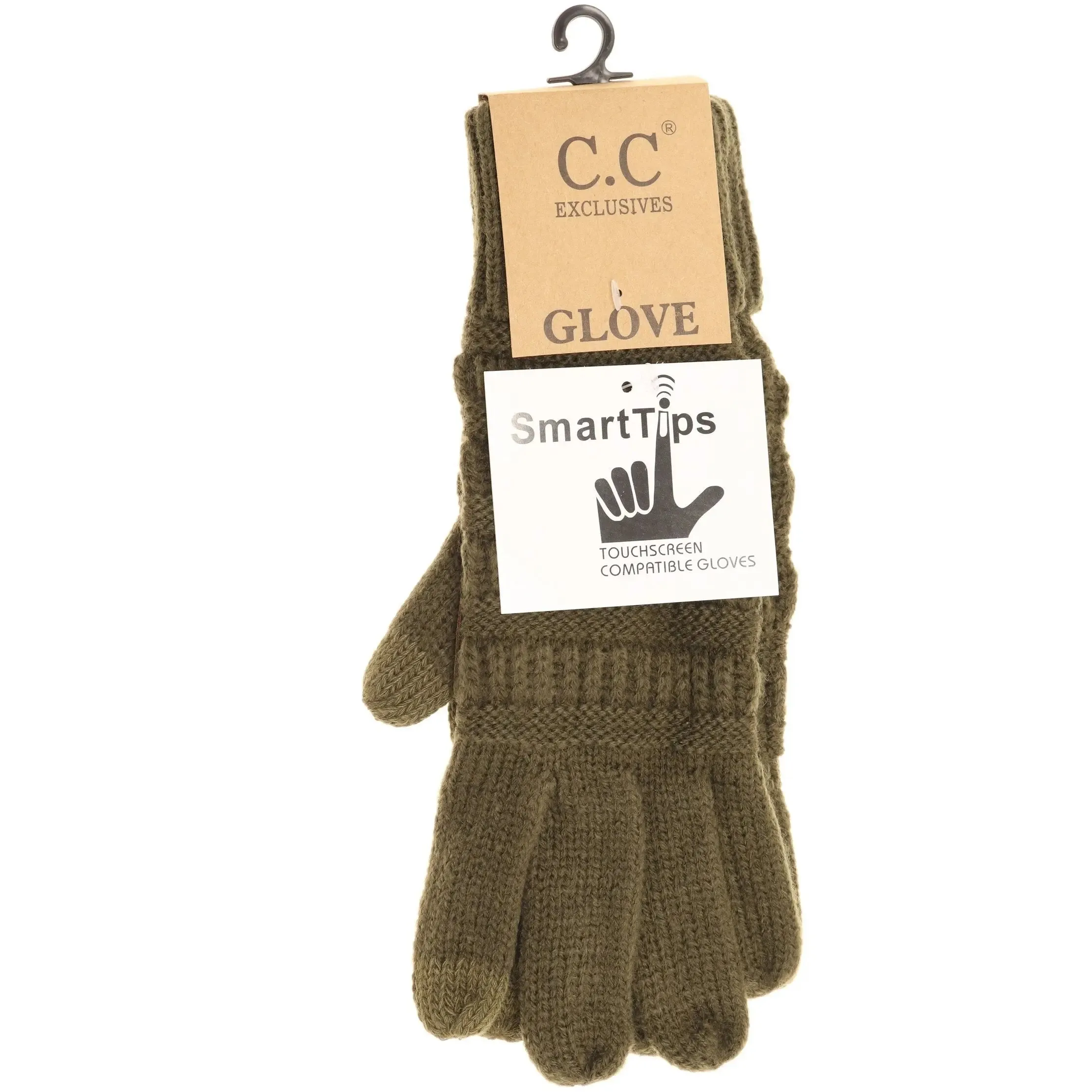 Women’s CC Knit Smart Tip Gloves – Cozy & Touchscreen-Friendly