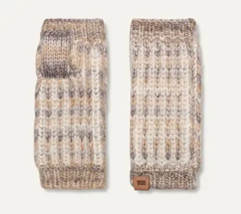 Womens Chunky Space Dye Glove