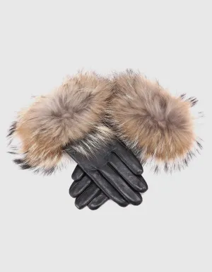 Women's  Fur Strength Touchscreen Sheepskin Glove