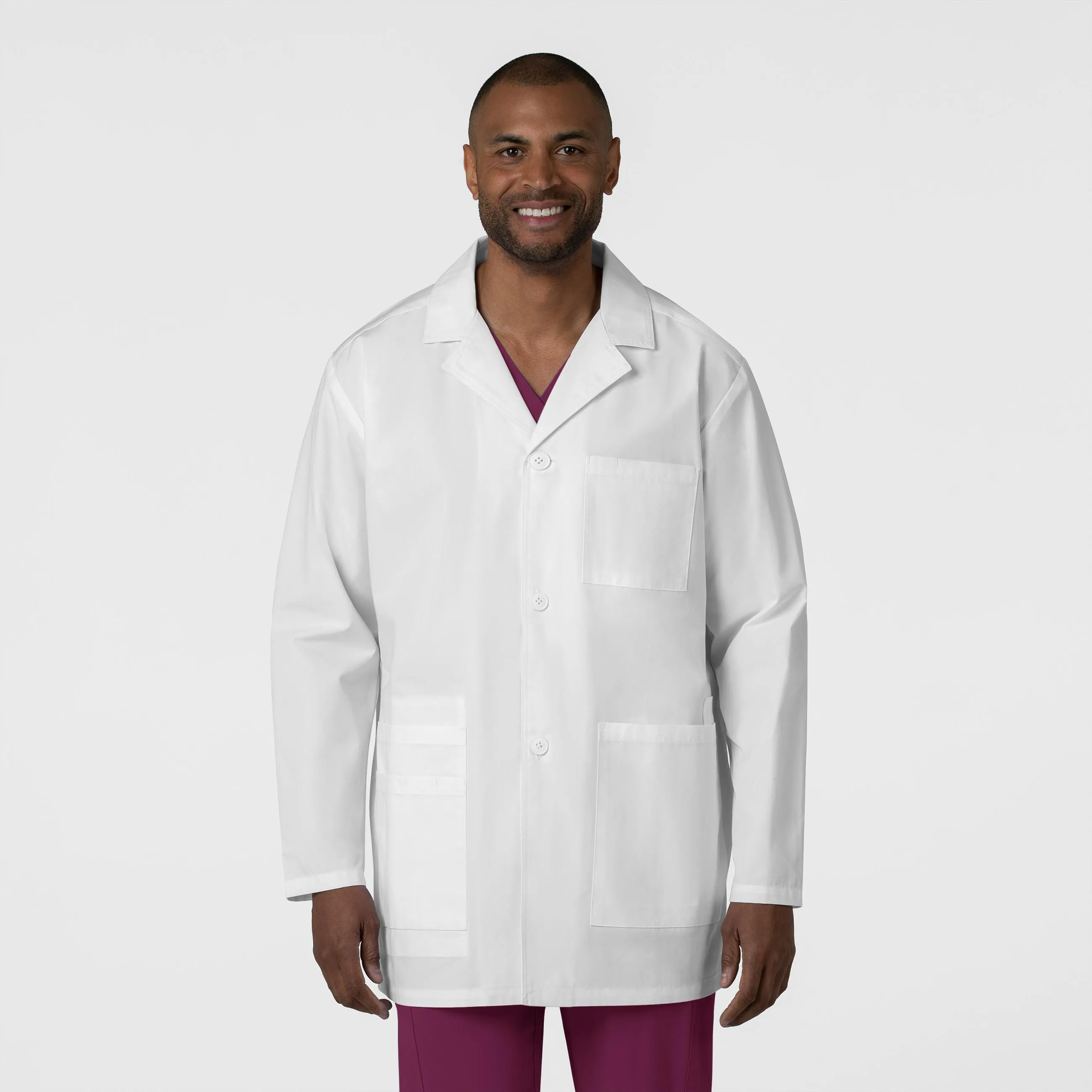 WonderLAB 7602 Unisex Iconic Lab Coat White