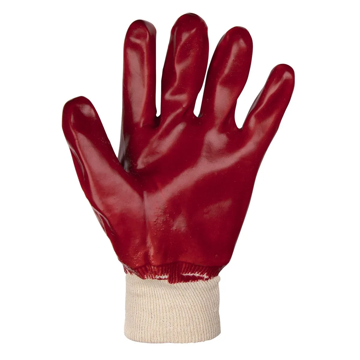 Worksafe by Sealey PVC Knit Wrist Gloves (X-Large) - Pack of 12 Pairs